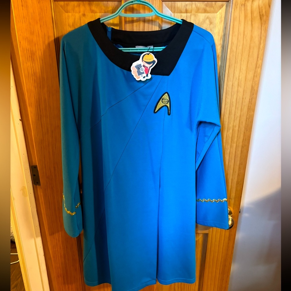 Star Trek Original Series Science Blue Mini Dress